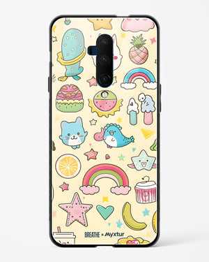 Happy Stickers [BREATHE] Glass Case Phone Cover (OnePlus)