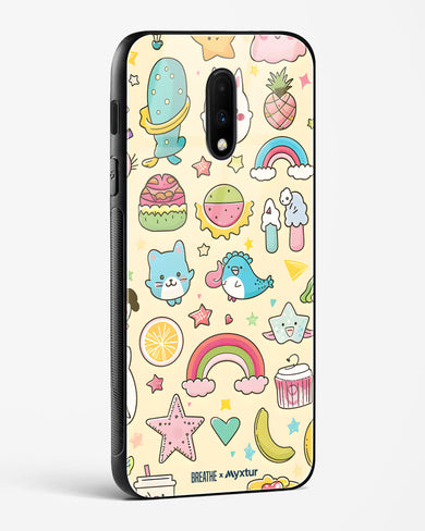 Happy Stickers [BREATHE] Glass Case Phone Cover (OnePlus)