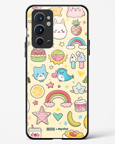 Happy Stickers [BREATHE] Glass Case Phone Cover (OnePlus)