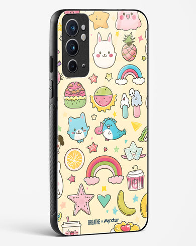 Happy Stickers [BREATHE] Glass Case Phone Cover (OnePlus)