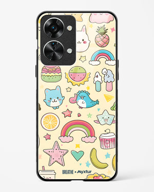Happy Stickers [BREATHE] Glass Case Phone Cover (OnePlus)