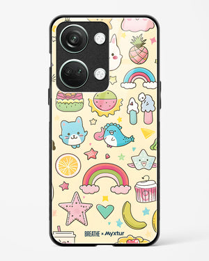 Happy Stickers [BREATHE] Glass Case Phone Cover (OnePlus)