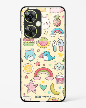 Happy Stickers [BREATHE] Glass Case Phone Cover (OnePlus)