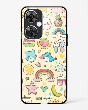 Happy Stickers [BREATHE] Glass Case Phone Cover (OnePlus)