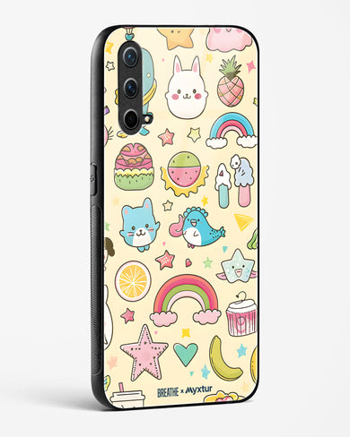 Happy Stickers [BREATHE] Glass Case Phone Cover (OnePlus)