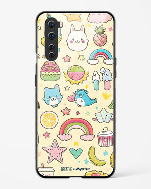 Happy Stickers [BREATHE] Glass Case Phone Cover-(OnePlus)