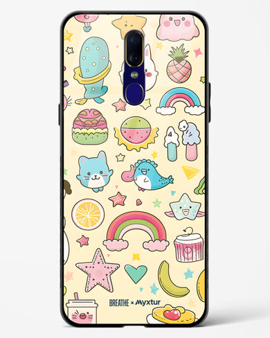 Happy Stickers [BREATHE] Glass Case Phone Cover (Oppo)