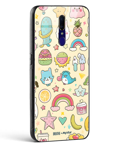 Happy Stickers [BREATHE] Glass Case Phone Cover (Oppo)