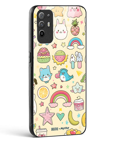 Happy Stickers [BREATHE] Glass Case Phone Cover (Oppo)