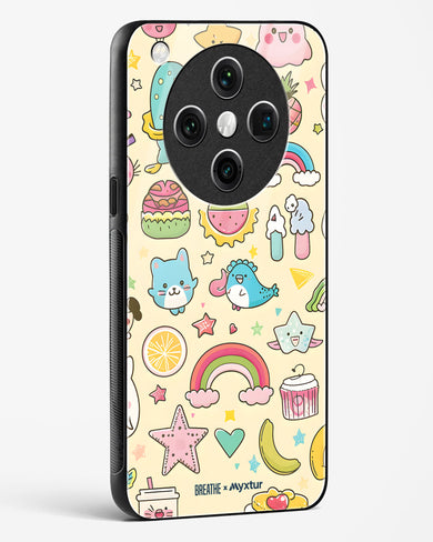 Happy Stickers [BREATHE] Glass Case Phone Cover (Oppo)