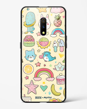 Happy Stickers [BREATHE] Glass Case Phone Cover (Oppo)