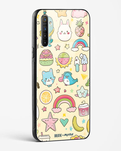 Happy Stickers [BREATHE] Glass Case Phone Cover (Oppo)