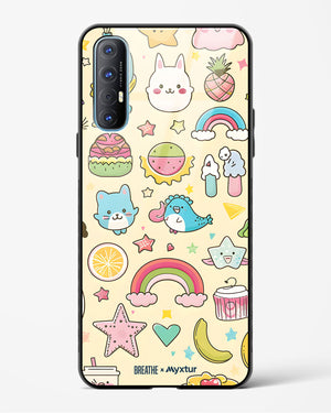 Happy Stickers [BREATHE] Glass Case Phone Cover (Oppo)