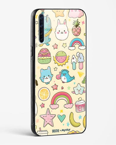 Happy Stickers [BREATHE] Glass Case Phone Cover (Oppo)