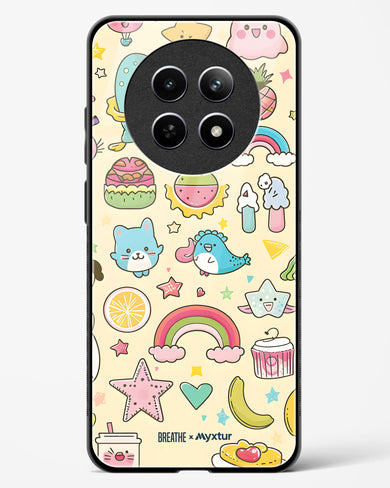 Happy Stickers [BREATHE] Glass Case Phone Cover (Realme)