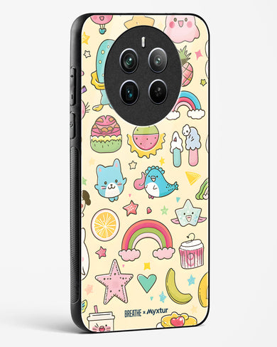 Happy Stickers [BREATHE] Glass Case Phone Cover (Realme)