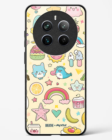 Happy Stickers [BREATHE] Glass Case Phone Cover (Realme)
