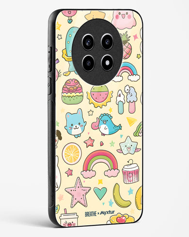 Happy Stickers [BREATHE] Glass Case Phone Cover (Realme)