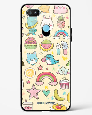 Happy Stickers [BREATHE] Glass Case Phone Cover (Realme)