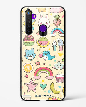Happy Stickers [BREATHE] Glass Case Phone Cover (Realme)
