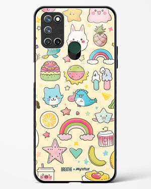 Happy Stickers [BREATHE] Glass Case Phone Cover (Realme)