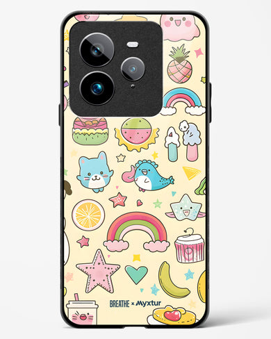 Happy Stickers [BREATHE] Glass Case Phone Cover (Realme)