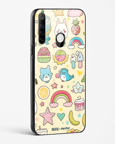 Happy Stickers [BREATHE] Glass Case Phone Cover (Realme)