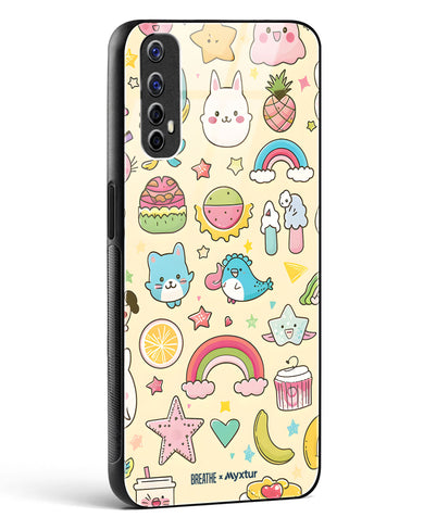 Happy Stickers [BREATHE] Glass Case Phone Cover (Realme)