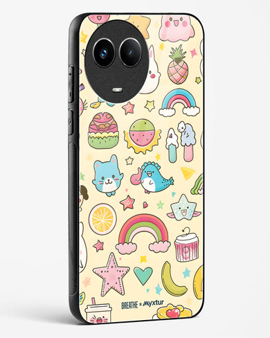 Happy Stickers [BREATHE] Glass Case Phone Cover (Realme)