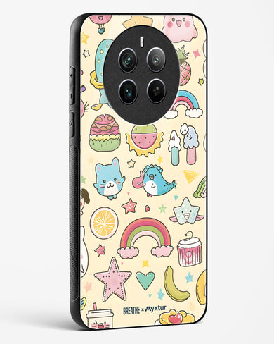 Happy Stickers [BREATHE] Glass Case Phone Cover (Realme)