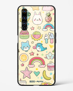 Happy Stickers [BREATHE] Glass Case Phone Cover (Realme)