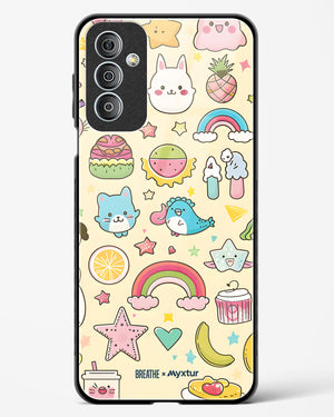 Happy Stickers [BREATHE] Glass Case Phone Cover (Samsung)