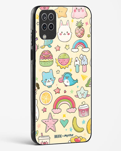 Happy Stickers [BREATHE] Glass Case Phone Cover (Samsung)
