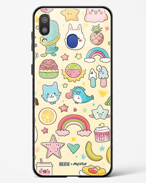 Happy Stickers [BREATHE] Glass Case Phone Cover (Samsung)