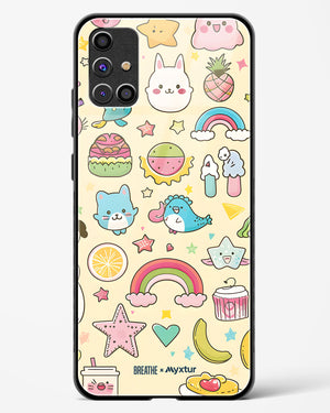 Happy Stickers [BREATHE] Glass Case Phone Cover-(Samsung)