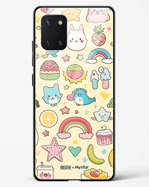 Happy Stickers [BREATHE] Glass Case Phone Cover-(Samsung)