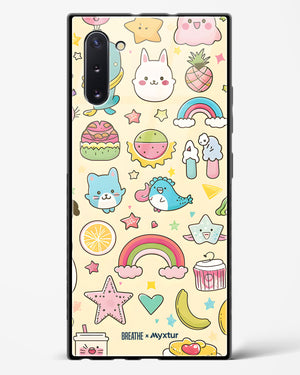 Happy Stickers [BREATHE] Glass Case Phone Cover (Samsung)