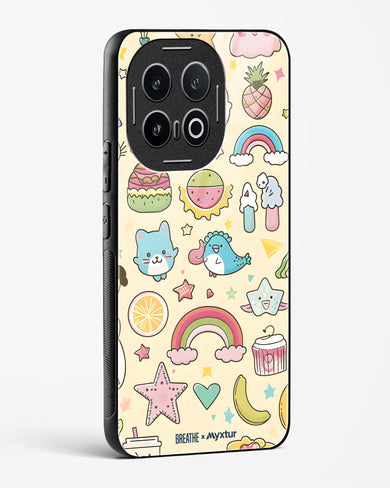 Happy Stickers [BREATHE] Glass Case Phone Cover (Vivo)