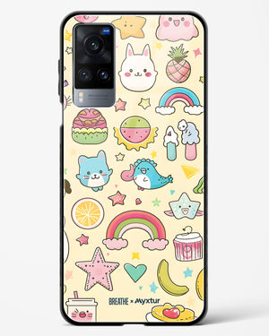 Happy Stickers [BREATHE] Glass Case Phone Cover (Vivo)