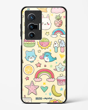 Happy Stickers [BREATHE] Glass Case Phone Cover (Vivo)