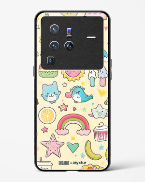 Happy Stickers [BREATHE] Glass Case Phone Cover (Vivo)