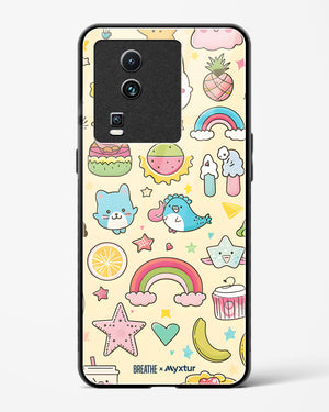 Happy Stickers [BREATHE] Glass Case Phone Cover (Vivo)