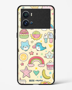 Happy Stickers [BREATHE] Glass Case Phone Cover (Vivo)