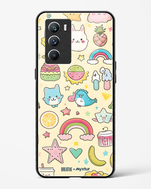Happy Stickers [BREATHE] Glass Case Phone Cover (Vivo)