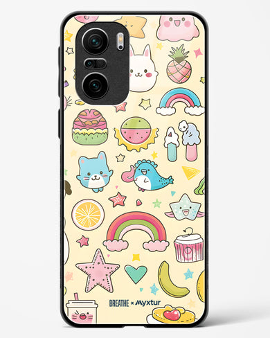 Happy Stickers [BREATHE] Glass Case Phone Cover-(Xiaomi)