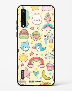 Happy Stickers [BREATHE] Glass Case Phone Cover-(Xiaomi)