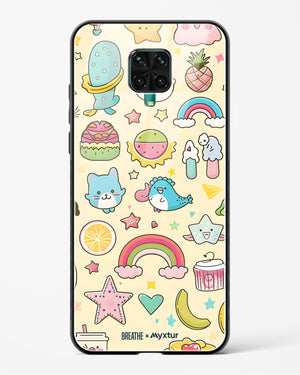 Happy Stickers [BREATHE] Glass Case Phone Cover-(Xiaomi)