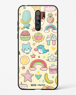 Happy Stickers [BREATHE] Glass Case Phone Cover (Xiaomi)