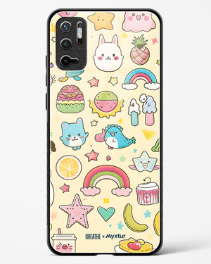 Happy Stickers [BREATHE] Glass Case Phone Cover-(Xiaomi)