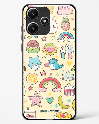 Happy Stickers [BREATHE] Glass Case Phone Cover-(Xiaomi)